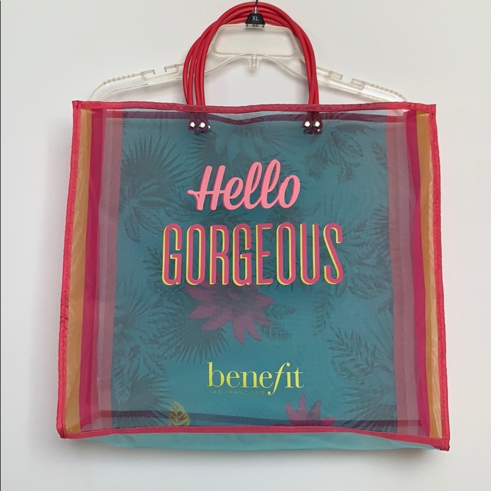 Benefit Hello Gorgeous Mesh Tote Bag. @infinitelyposh